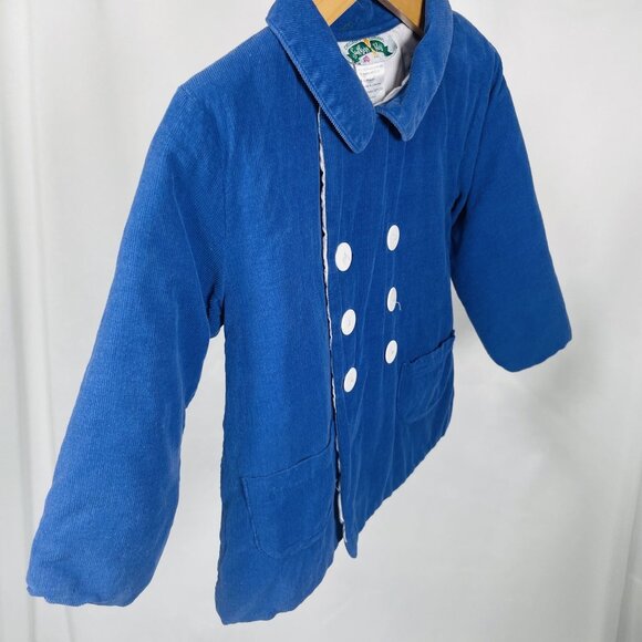 Southern Taters Boutique Toddler Boys Blue Double Breasted Collared Jacket 3T - Picture 5 of 8